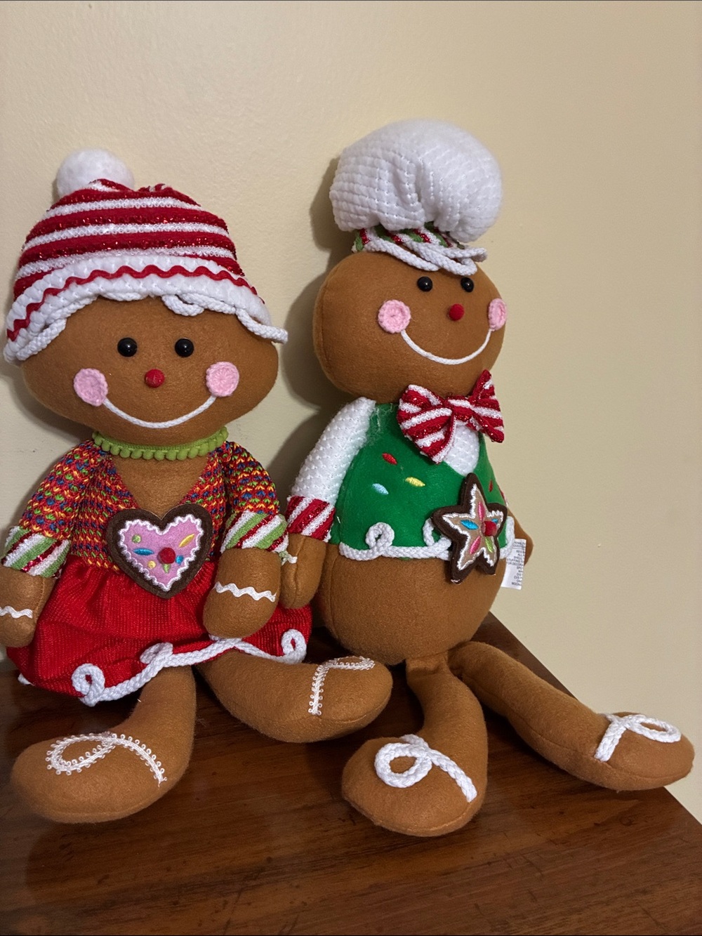 Target - CHRISTMAS GINGERBREAD COUPLE VTG. 1990